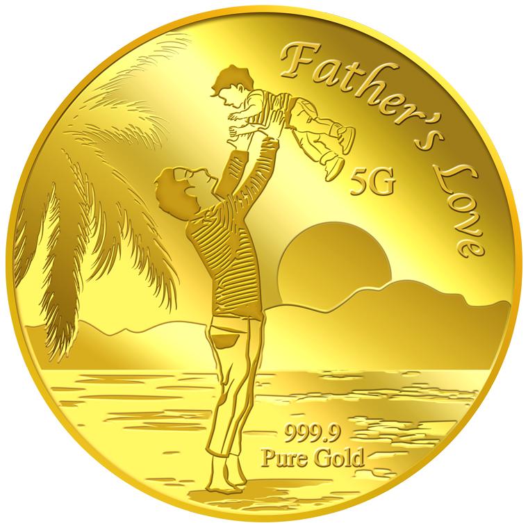 Puregold 5G 2018 FATHER'S LOVE GOLD COIN 999.9