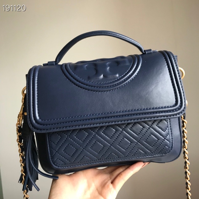 hot sale authentic tory burch bags women   TORY BURCH TB Sheepskin Tassel Chain Messenger Bag TOTE BAG tory burch official store