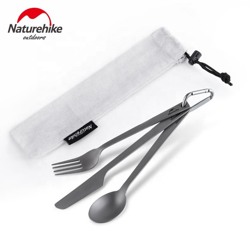 Naturehike Lightweight Titanium 3 in 1 Cutlery(NH19T012-D)