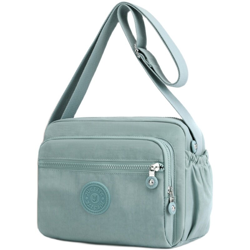 2020 new Korean canvas bag women's messenger bag Oxford cloth middle aged mother bag nylon canvas bag