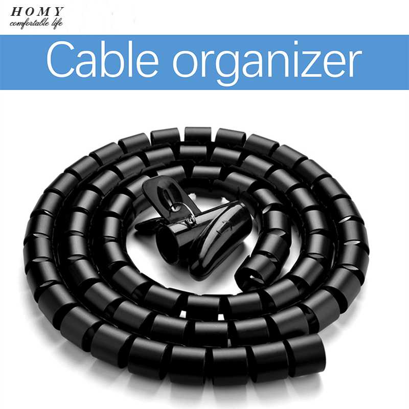 1.5/3/5M Wire Storage Tube Wire Harness Cable Arrangement Tool Wire Winding Tube Wire Cover 16/28/42mm Diameter Corrosion & High Temperature Resistant Wire harness for Home Office Factory