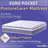 [Bulky] King size * Euro Pocket Posture Care Plus Mattress * 5 Zone Individually Pocketed Spring * Teflon Fabric * Water repellent