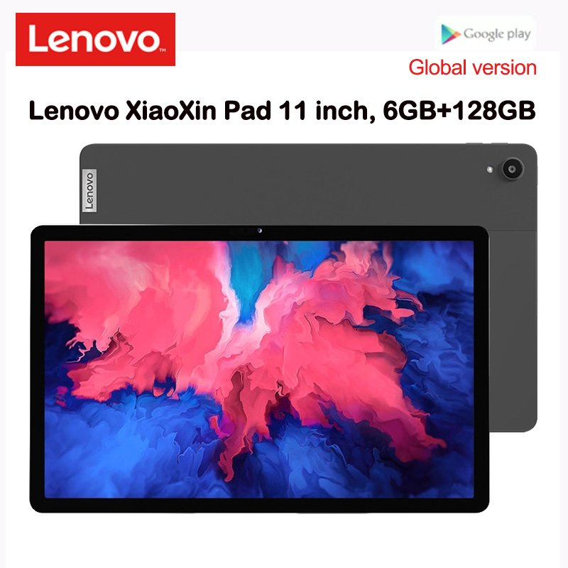 Kaneed Lenovo Pad 11 inch WiFi Tablet TB-J606F, 6GB+128GB, Face Identification, Android 10, Qualcomm Snapdragon 662 Octa Core, Support Dual Band WiFi & Bluetooth