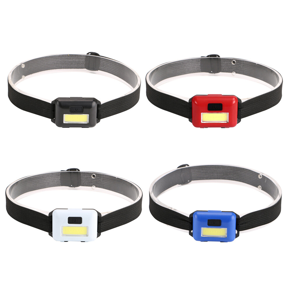 Mini Strong Headlight Waterproof Outdoor Camping 3 Modes LED COB Head Flashlight