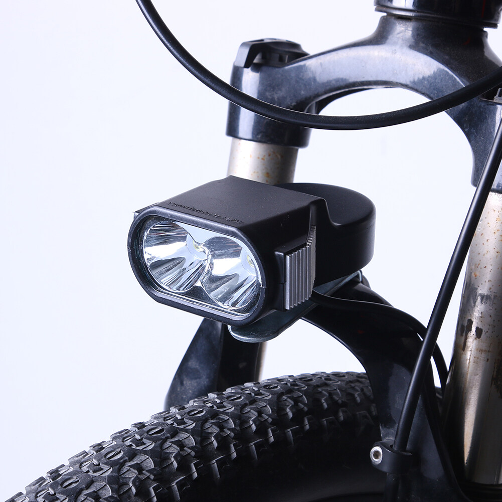 E-Bike LED Headlight 36V 48V 60V Electric Bicycle Scooter Horn Front Light