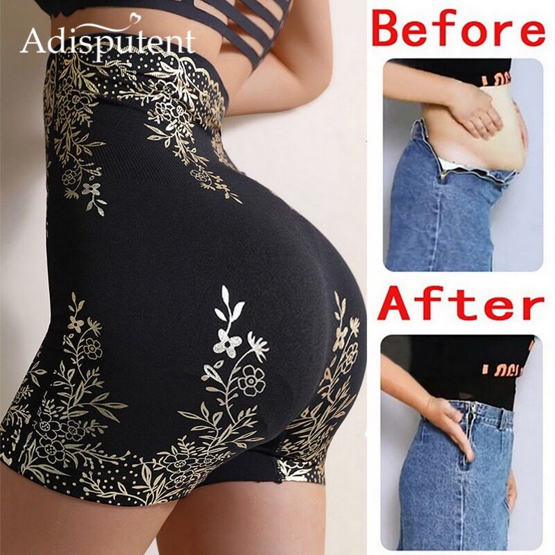 Adisputent Women High Waist Shaper Shorts Breathable Body Shaper Slimming Tummy Underwear Panty Shapers Women's Flat Pants