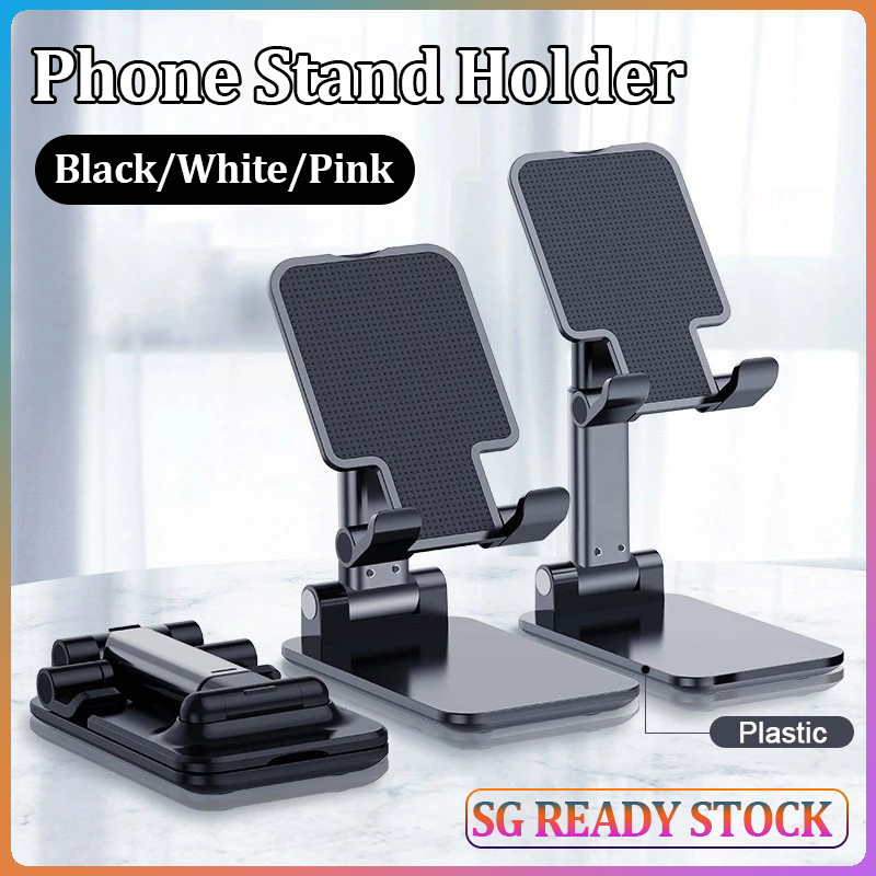 Universal Mobile Phone Stand Portable Hand Phone Holder Desk Non Slip Foldable Adjustable Desktop Holder Stand for iphone Samsung Xiaomi Huawei Phones