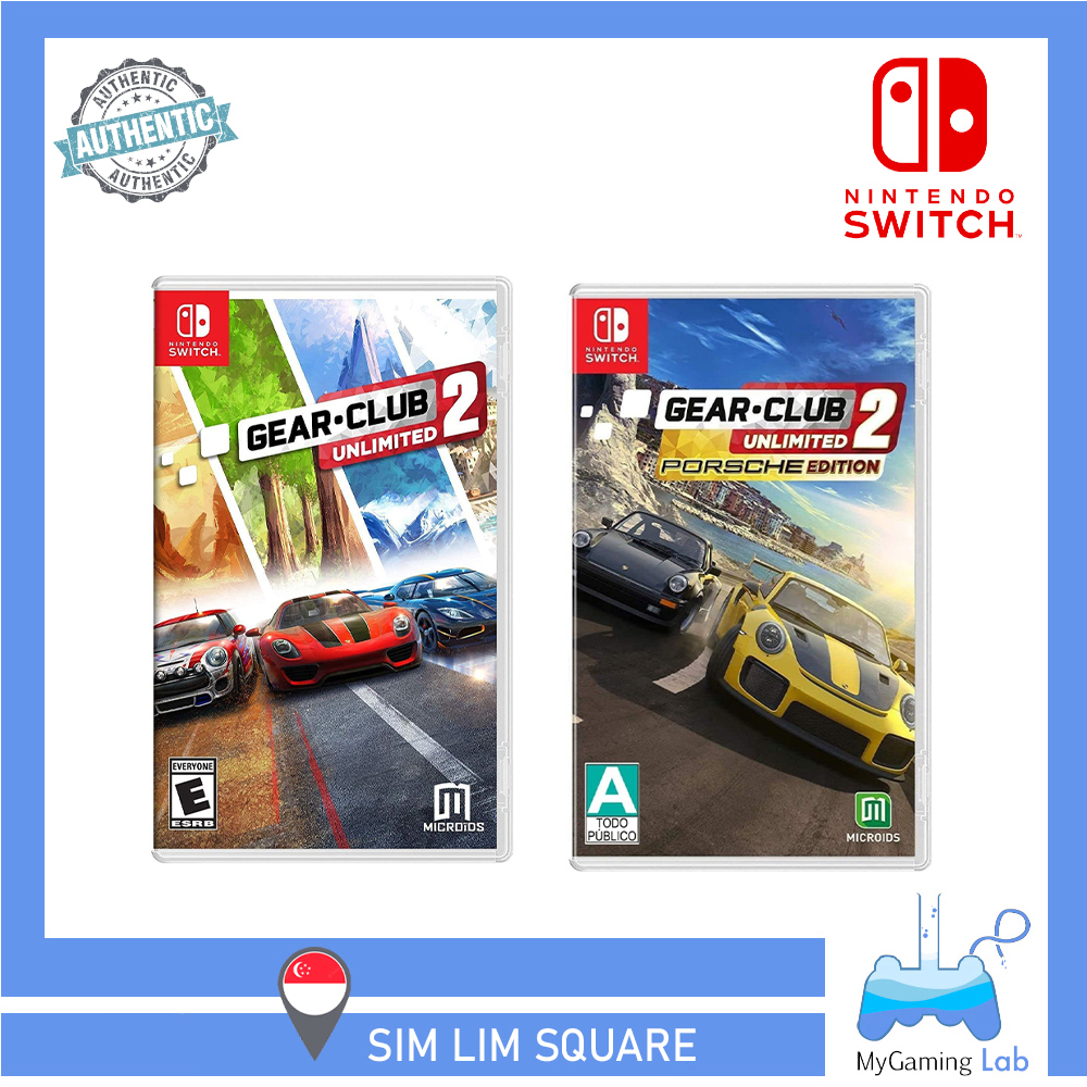 [SG] Nintendo Switch Game Gear Club Unlimited 2 Porsche Edition (Multiplayer Racing Games)