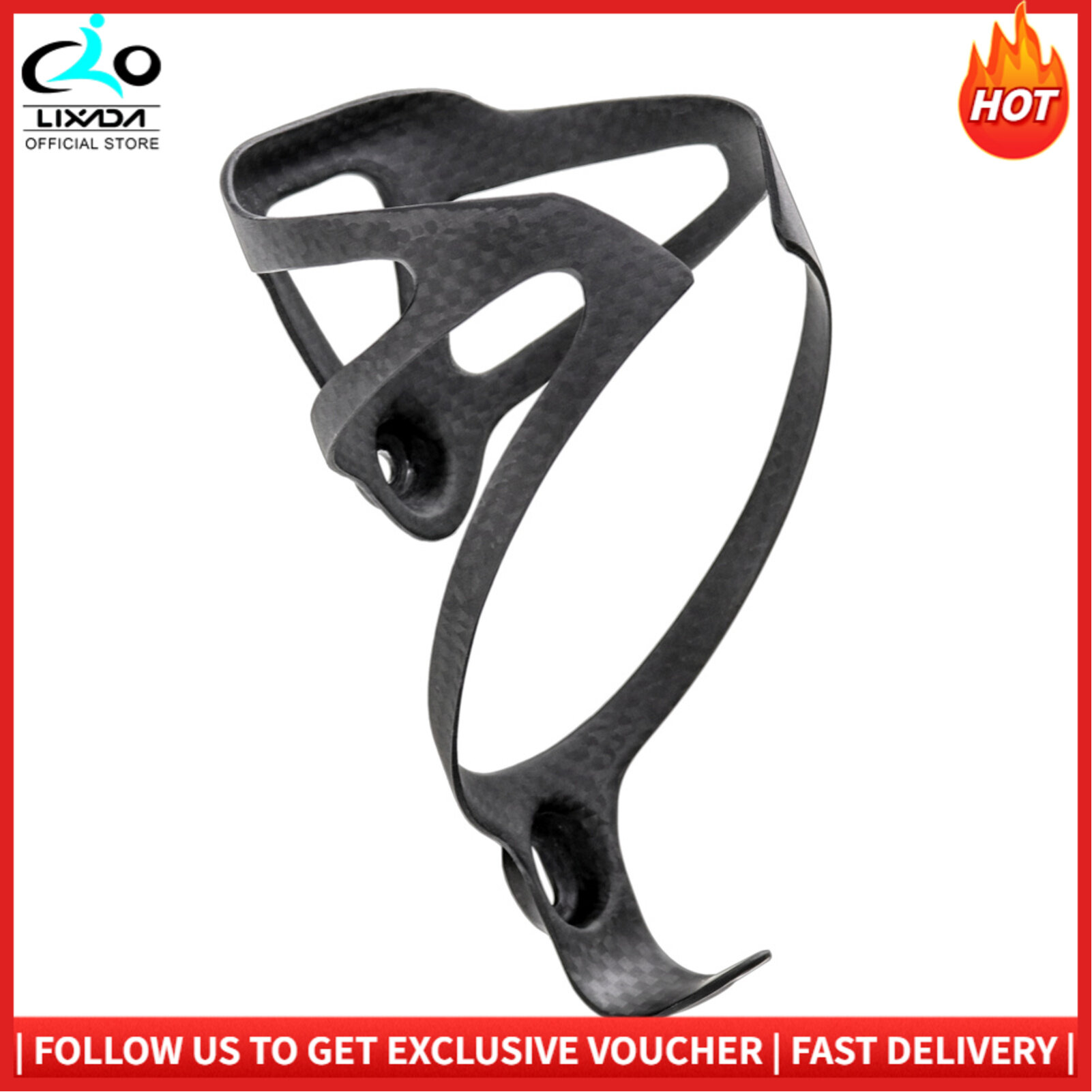 Ultra-Light Bike Water Bottle Cage Full Carbon Fiber Bicycle Bottle Holder  for MTB Mountain Bike Road Bike
