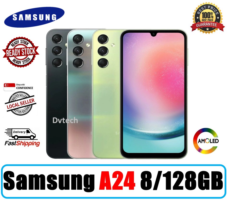 Samsung Galaxy A24 (4G) | 8GB 128GB | 2023 Model  SG Ready Stocks