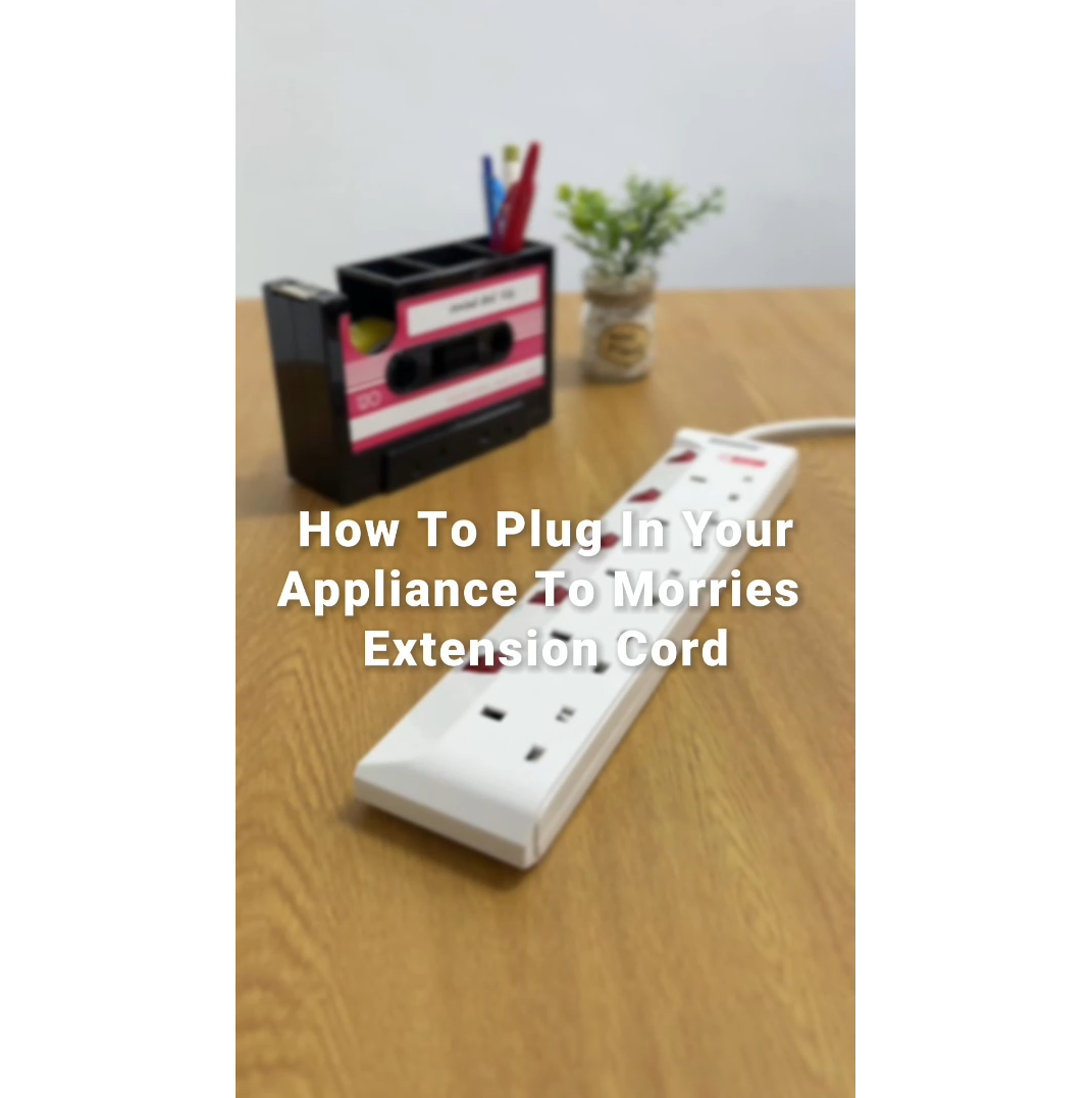 Morries 2M 3/4/5 Way Extension Cord (With Surge)