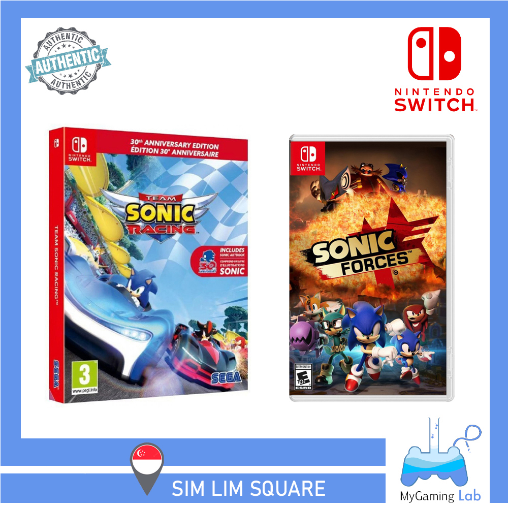[SG] Nintendo Switch Game Sonic Forces / Team Sonic Racing 30th Anniversary Edition