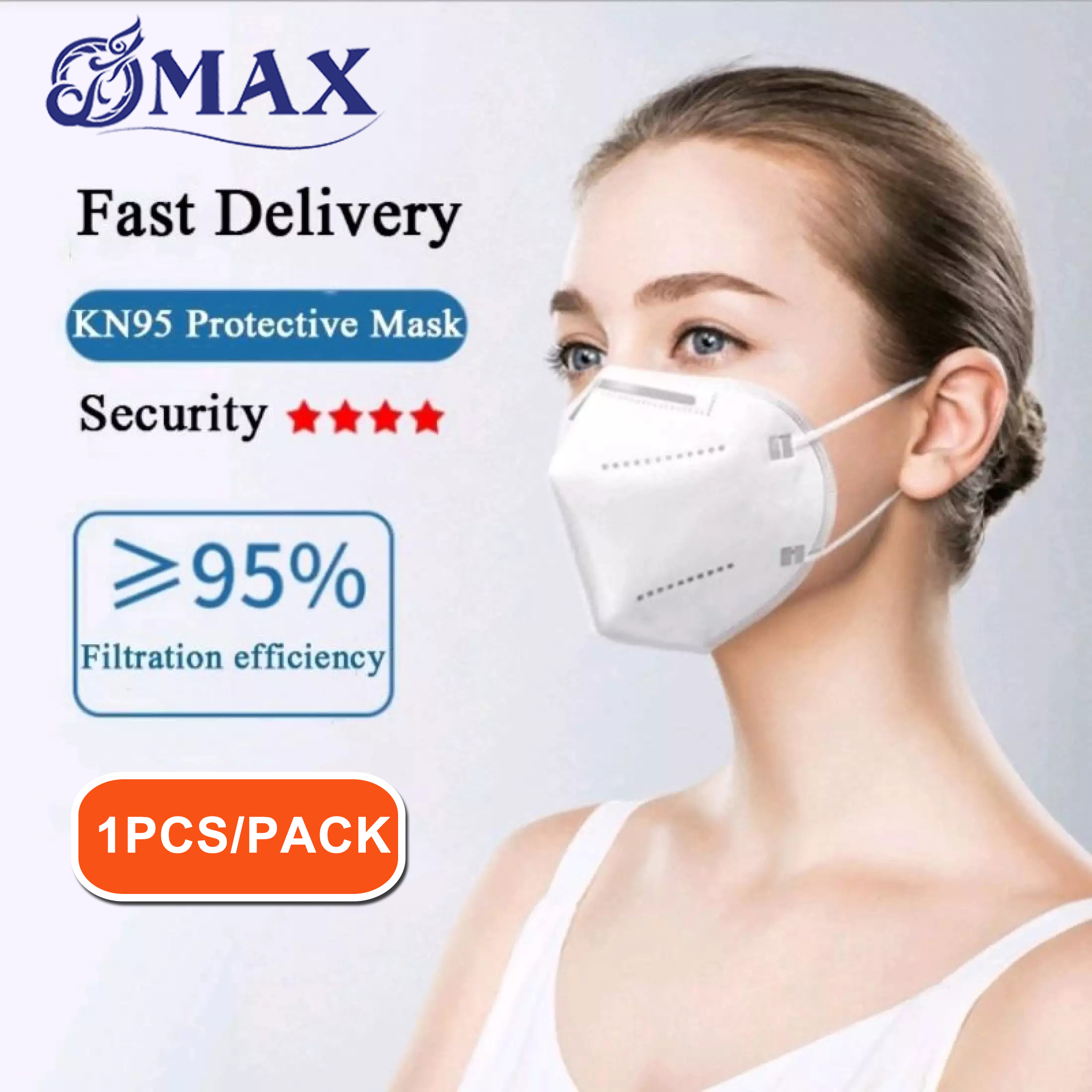 OMAX SG⚡BEAUTY MEN'S SKIN CARE  ✨ KN 95 MEDICAL FACE MASK  ⛄INDIVIDUAL PACKED  ⛄ QTY X 1