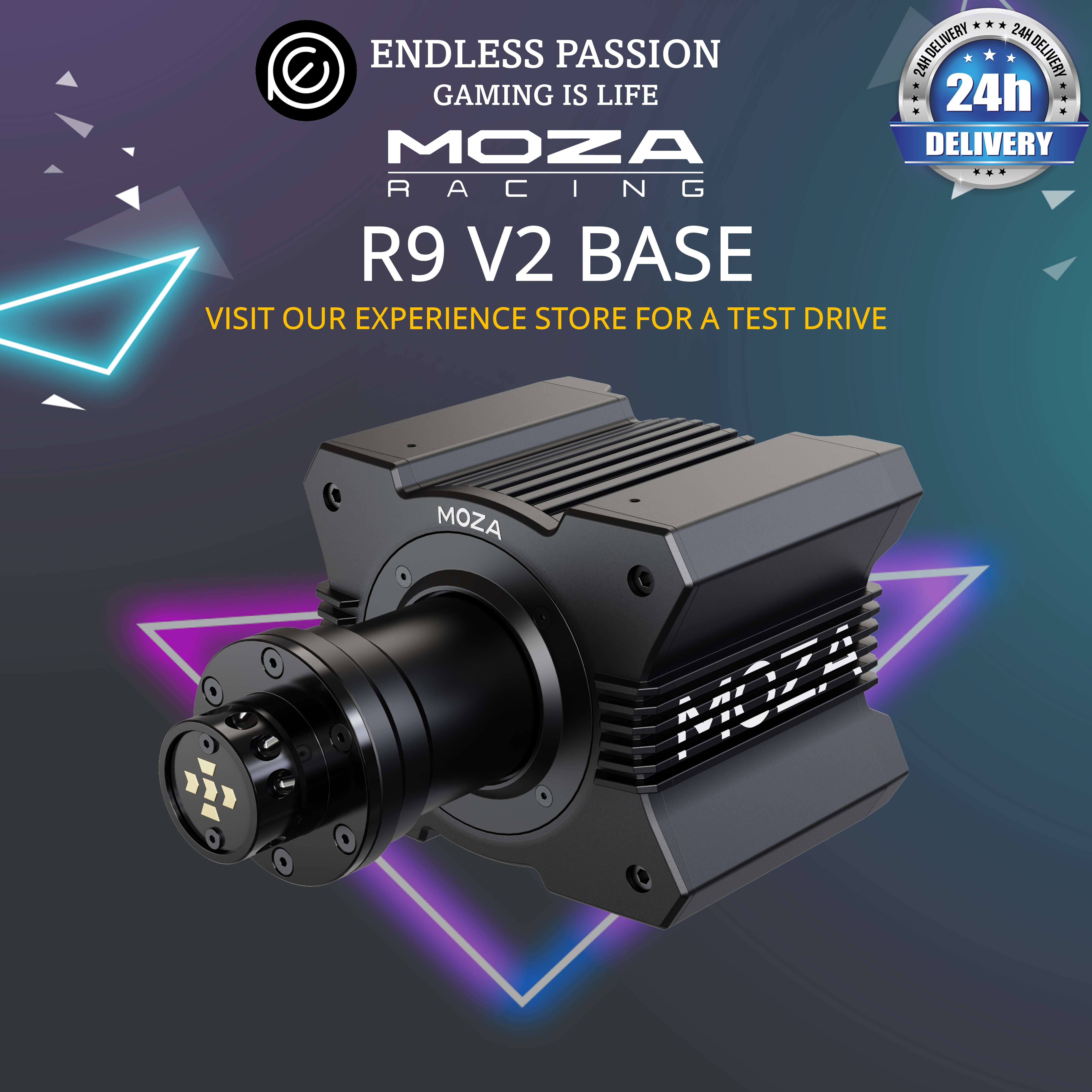 MOZA R9 V2 Direct Drive Wheelbase