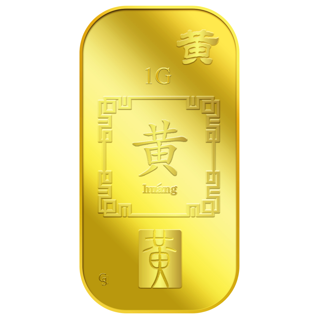 Puregold 1g Huang 黄 999.9 Pure Gold Bar